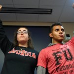 Undocumented students in Georgia protest for in-state tuition rates.