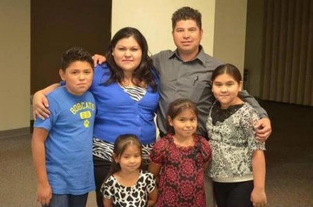 Pastor Max Villatoro and his family
