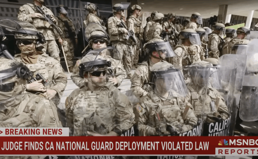 Trump’s Invasions Are Losing In The Legal Courts And Court of Public Opinion