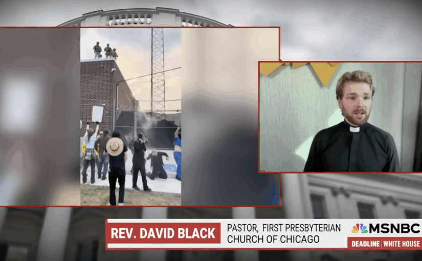 Clergy Member Shot With Pepper Ball Outside ICE Facility Says He Could Hear Agents ‘Laughing’